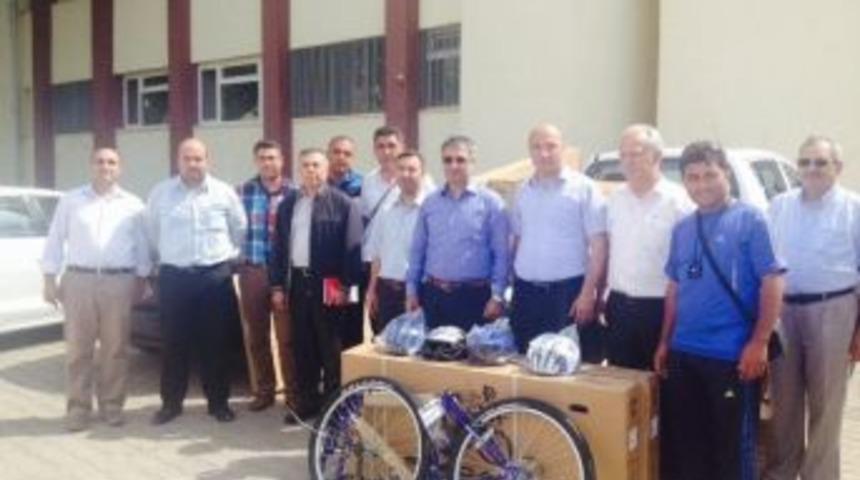 G&ouml;me&ccedil;&rsquo;te Okullarda Bisiklet Kullanımı Teşvik Ediliyor