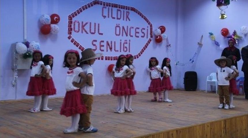 &Ccedil;ıldır Anaokulu &Ouml;ğrencilerinden Okul &Ouml;ncesi Şenliği