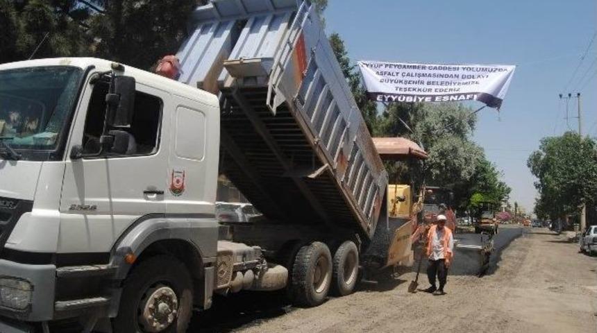 Esnaf&rsquo;tan Pankartlı Teşekk&uuml;r