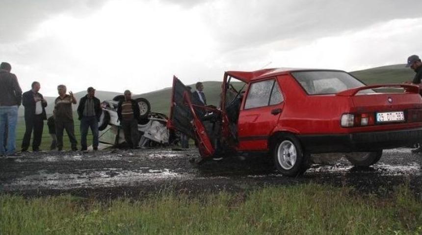 &Ccedil;ıldır&rsquo;da Trafik Kazası: 6 Yaralı