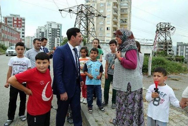 Başkan Tok’tan Çocuklara ’halı Saha’ Sözü