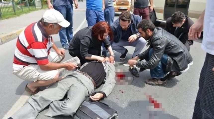 Fotoğraflı // Avcılar Belediye Başkanı Dr. Benli, Yaralıyı Hayata B&ouml;yle D&ouml;nd&uuml;rd&uuml;