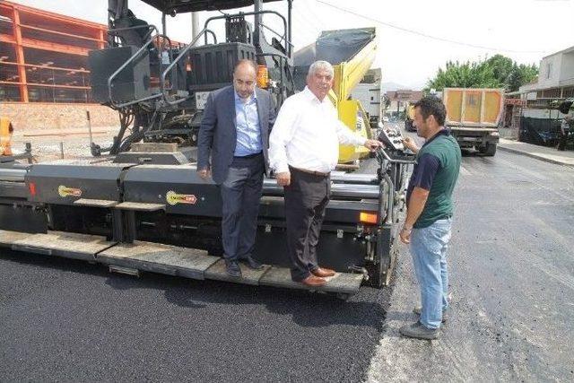 Başiskele&rsquo;de Sıcak Asfalt &Ccedil;alışması 1