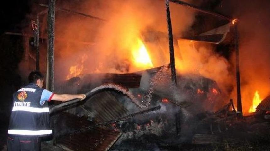 Dedesine Kızdı Samanlığını Yaktı