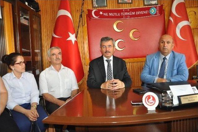 Mhp’li Balkız’dan Soma’ya Teşekkür Ziyareti 1