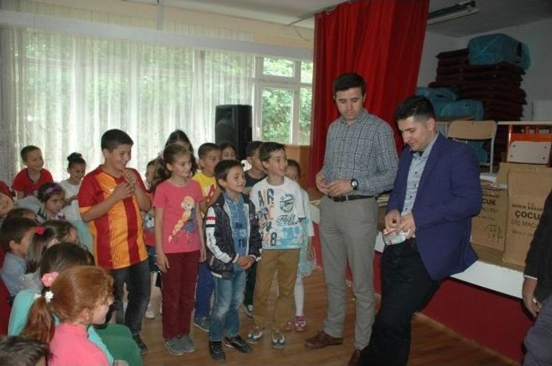 K&uuml;re Cumhuriyet İlkokulu&rsquo;nda Dış Sağlık Seti Dağıtımı Yapıldı
