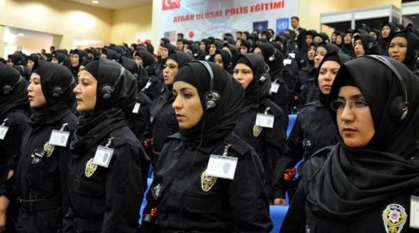 Sivas'ta 332 Afgan Kadın Polis Adayı Eğitime Başladı