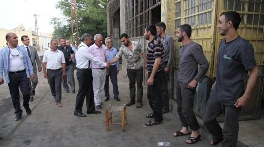 K&uuml;&ccedil;&uuml;k Sanayi İşletmecilerine Ziyaret