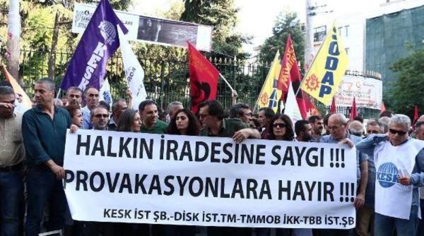 Diyarbakır'daki Olayları Protesto Ettiler