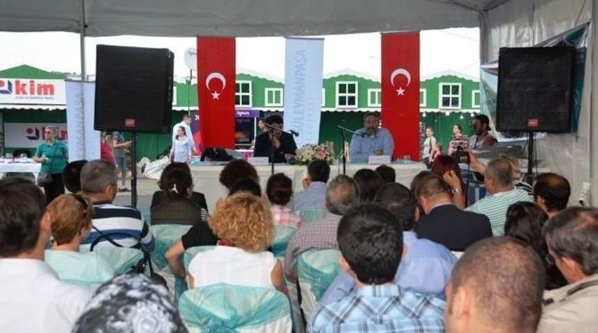 Zahit Atam Ve Se&ccedil;kin Serpil Kiraz Festivali Kapsamında S&uuml;leymanpaşalılarla Buluştu