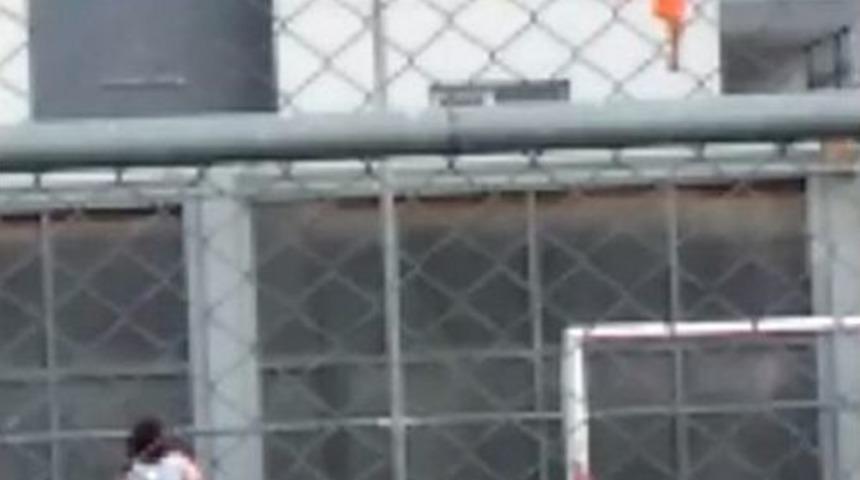 (&ouml;zel Haber) K&ouml;pekle Tehdit Edilen &Ccedil;ocuk Tel &Ouml;rg&uuml;lere Tırmanıp Ka&ccedil;tı