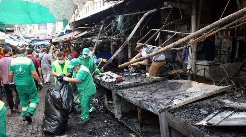 Tarihi &Ccedil;arşıdaki Yangın G&uuml;venliği G&uuml;ndeme Getirdi