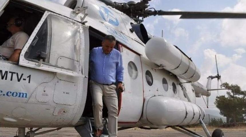 Kaymakam Cinbir Silifke&rsquo;yi Havadan İnceledi