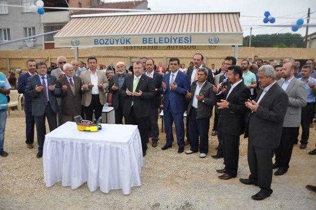 Bozüyük’ün 5’inci Mahalle Konağının Temeli Atıldı