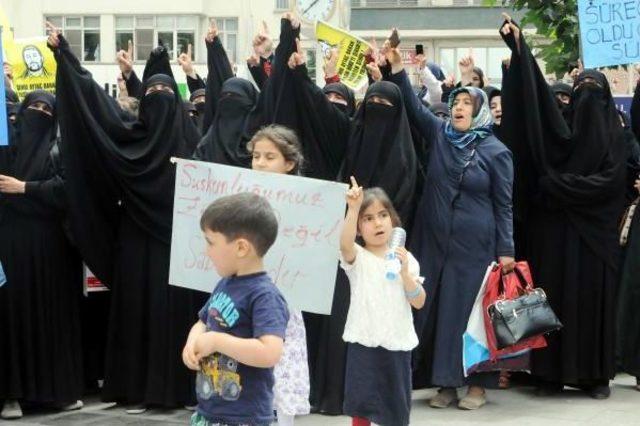 Gaziantep'te, Peygamber Sevdalıları Platormu'ndan Protesto