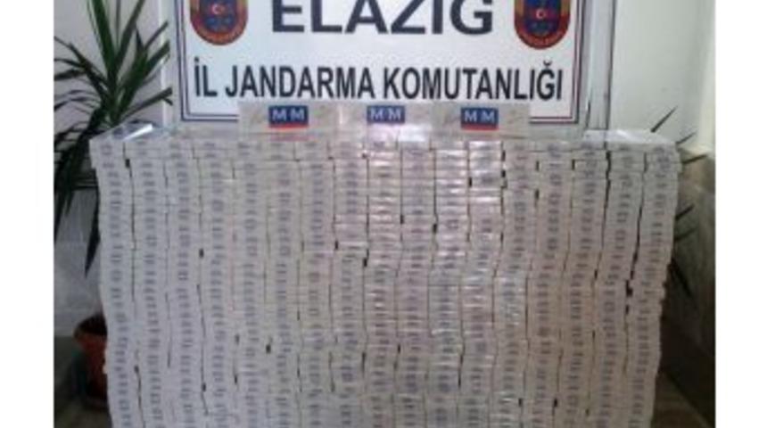Elazığ&rsquo;da 7 Bin 100 Paket Ka&ccedil;ak Sigara Ele Ge&ccedil;irildi