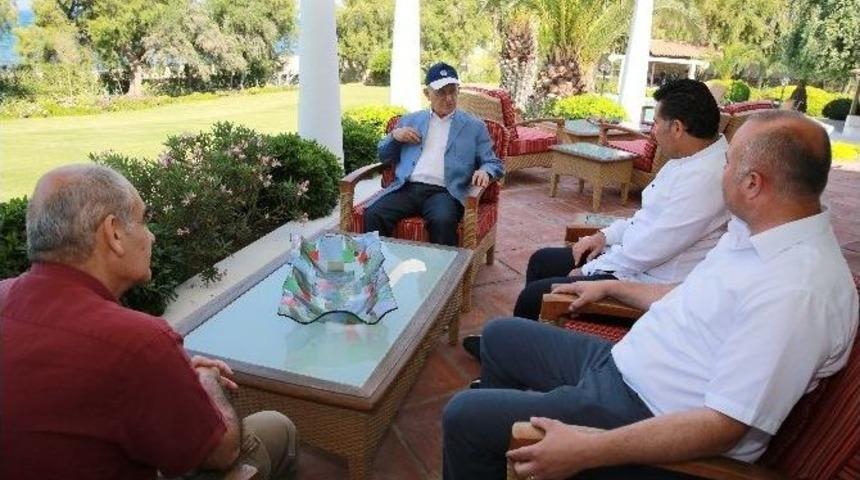 Başkan Kocadon, Şevket Sabancı&rsquo;yı Ziyaret Etti