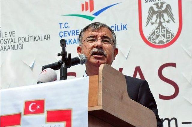 Milli Savunma Bakanı Yılmaz Huzurevinin Temelini Attı