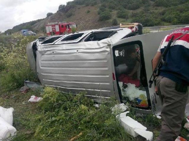 Çorum'da Kaza: 1 Ölü, 2 Yaralı