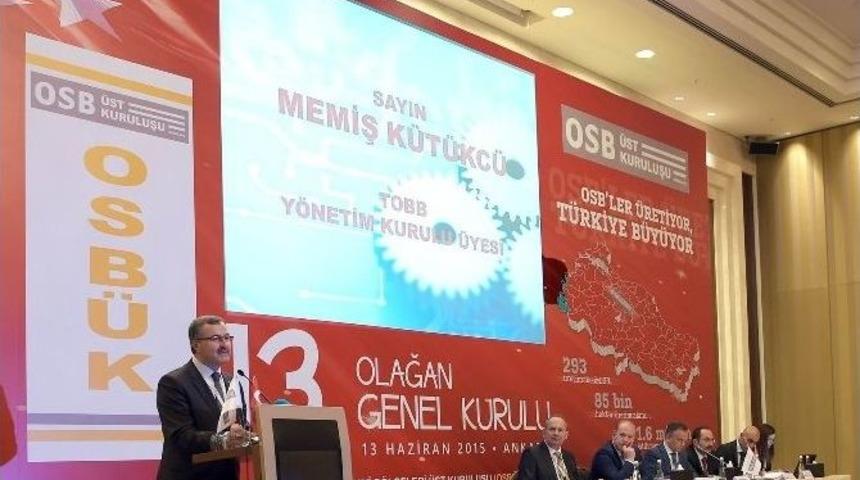 K&uuml;t&uuml;kc&uuml;, Osb&uuml;k Y&ouml;netim Kurulu &Uuml;yeliğine Yeniden Se&ccedil;ildi