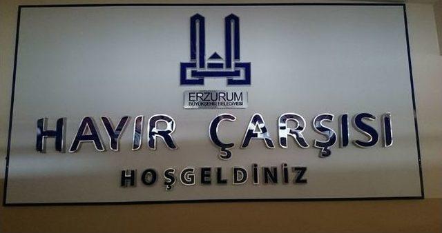 Büyükşehir Belediyesi Hayır Çarşısı Faaliyete Başladı