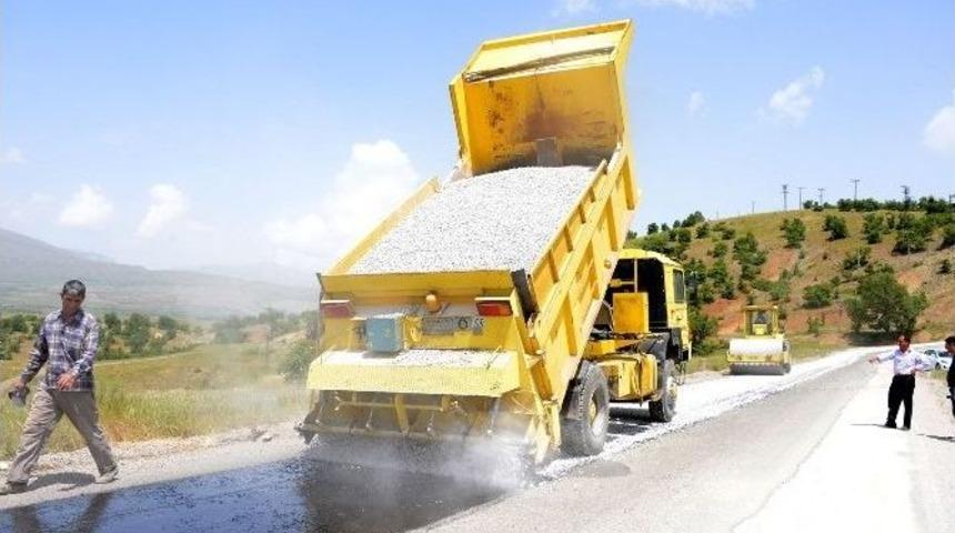 Doğanşehir&rsquo;in Hudut Ve Fındıklı Mahalle Yolları Asfaltlandı