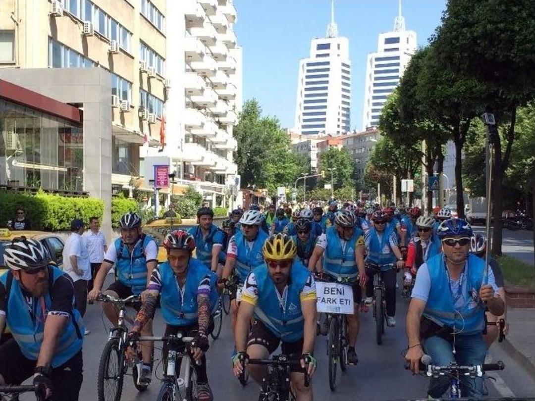 10 Bin Bisikletli Boğazdan Ge&ccedil;ti