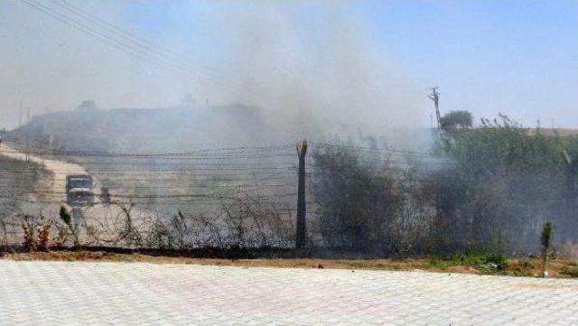 Suriye Sınırında Çıkan Yangını Çocuklar, Pet Şişelerindeki Suyla Söndürmeye Çalıştı 1