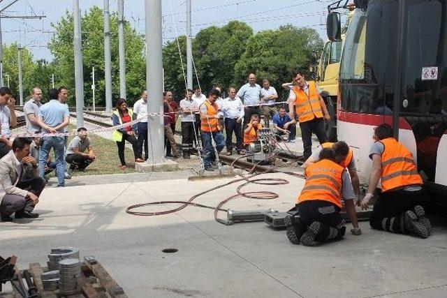 Samulaş’ta ‘raydan Çıkma’ Tatbikatı