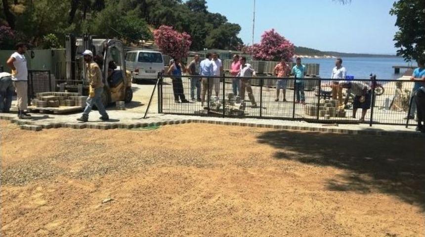 Paşa Limanı&rsquo;nda &Ccedil;evre D&uuml;zenlemesi Yapılıyor