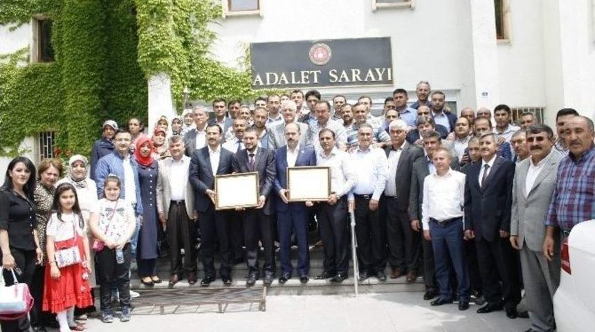 Ak Parti Milletvekilleri A&ccedil;ıkg&ouml;z Ve G&ouml;kt&uuml;rk Mazbatalarını Aldı