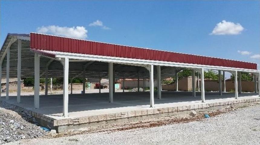 &Ccedil;umra&rsquo;da Pazaryeri Ve Halı Saha Spor Tesisi Tamamlandı