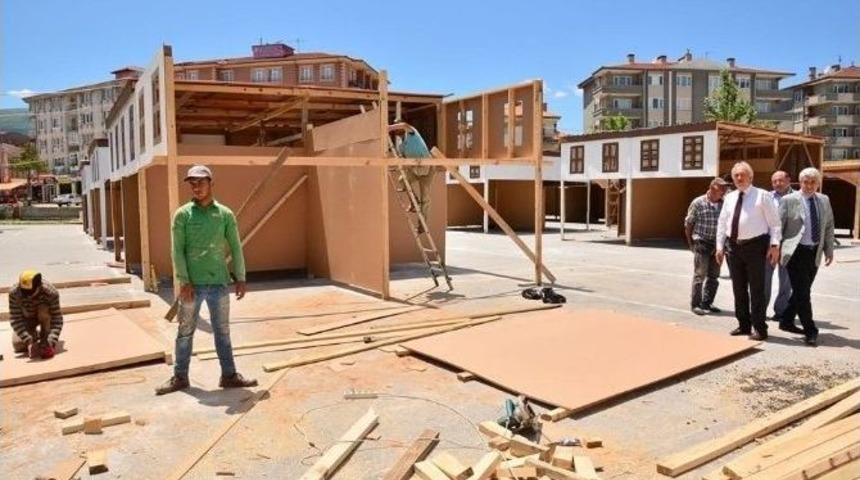 Başkan Sara&ccedil;oğlu Etkinlik Alanını İnceledi