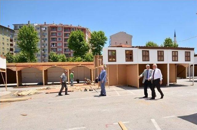 Başkan Sara&ccedil;oğlu Etkinlik Alanını İnceledi 1