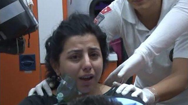 Genç Kadın Sürücünün Bulunduğu Otomobil Göle Düştü