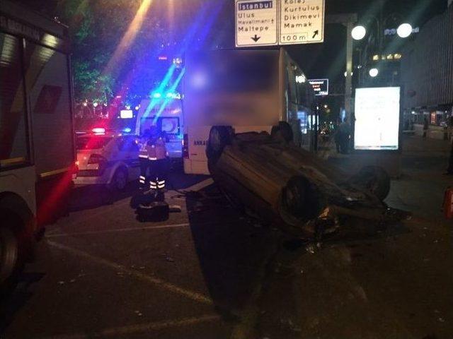 Başkent&rsquo;te Trafik Kazası: 6 Yaralı 2