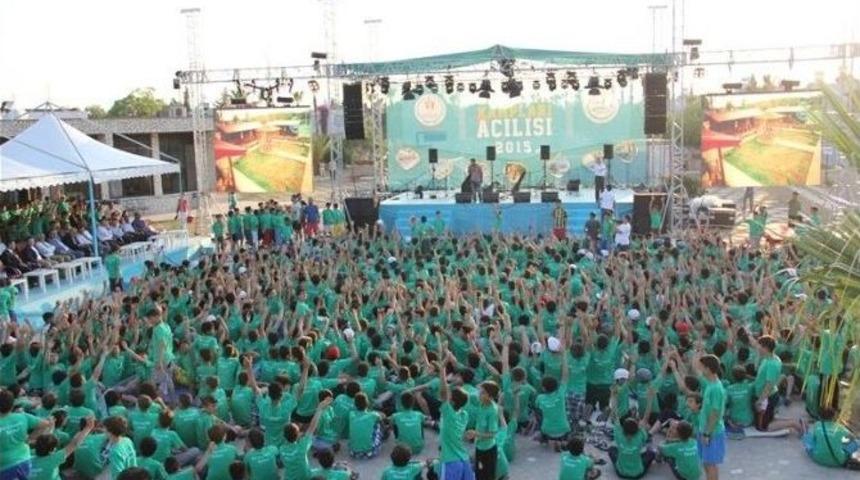 2015 Gen&ccedil;lik Kampları Mersin&rsquo;de A&ccedil;ıldı