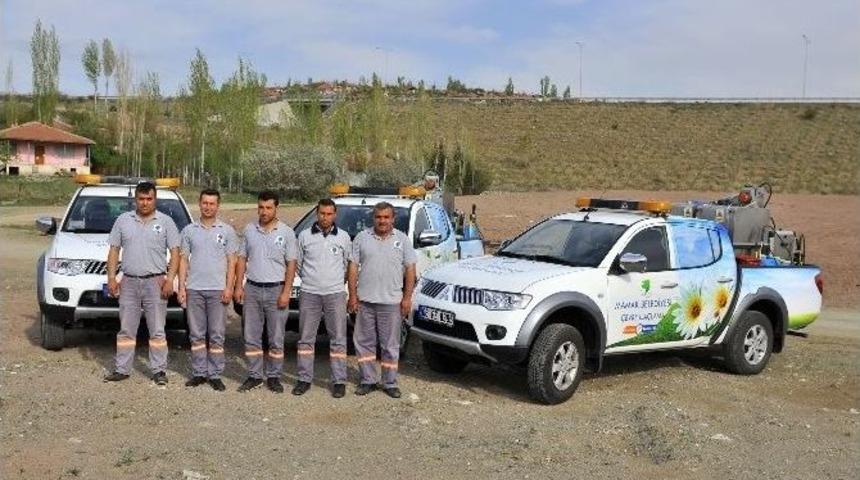 Mamak&rsquo;ta Larva Ve Haşere M&uuml;cadelesi Devam Ediyor