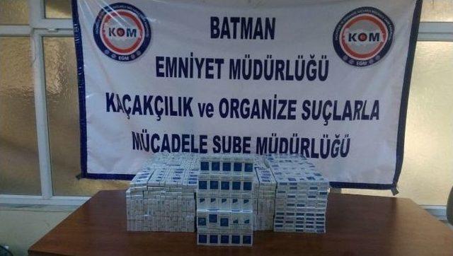 Batman’da 24 Bin 12 Paket Kaçak Sigara Ele Geçirildi 1