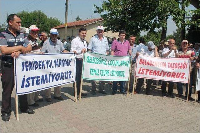 Tekirdağ’da Köylülerden ’bozaltı Ocağı’ Tepkisi