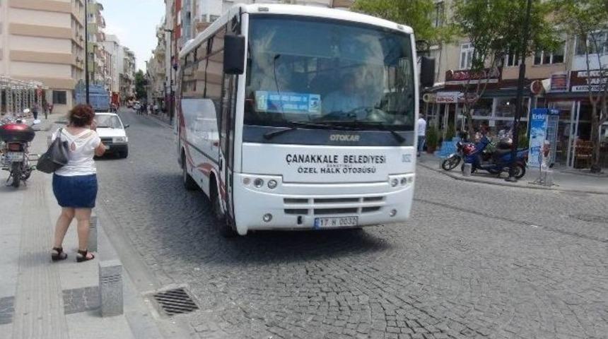 &Ccedil;anakkale&rsquo;de Halk Otob&uuml;sleri Yaz Tarifesine Ge&ccedil;ti