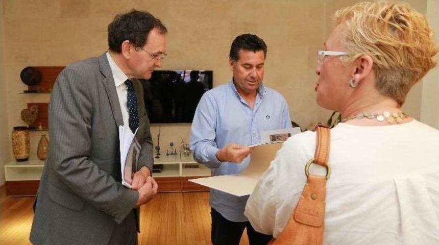 Fransa B&uuml;y&uuml;kel&ccedil;iliği Ekonomi M&uuml;steşarı Başkan Kocadon&rsquo;u Ziyaret Etti