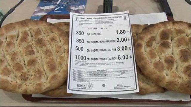 İstanbul'da 350 Gram Pide 1,8 Lira (2)