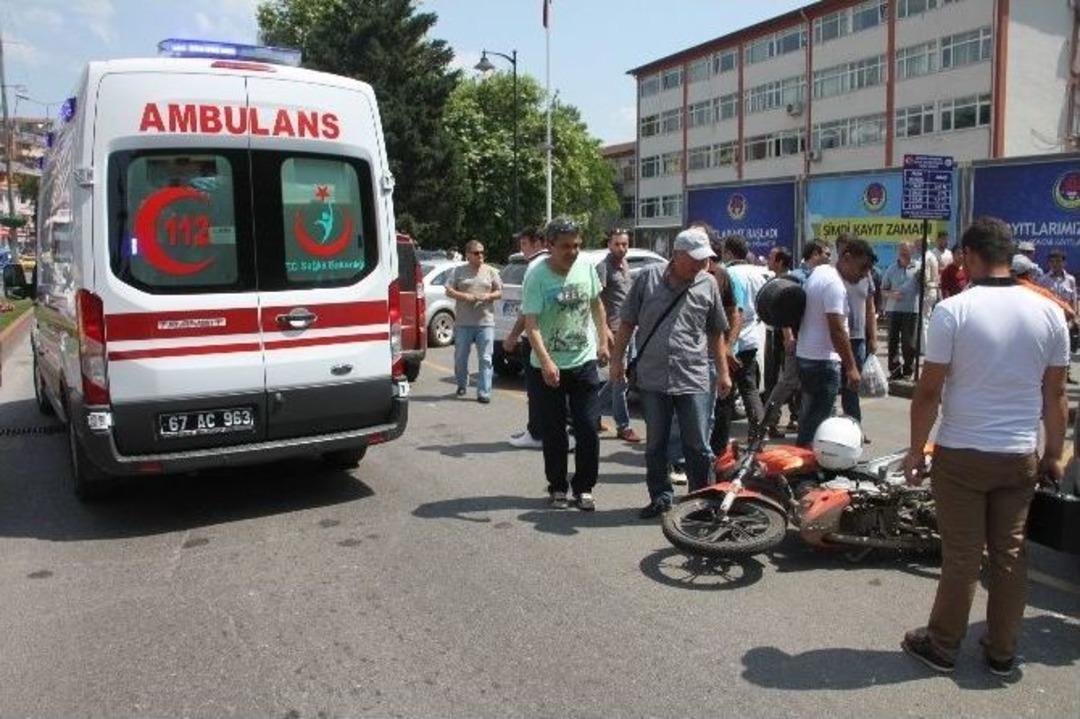 Kdz. Ereğli&rsquo;de Trafik Kazası: 1 Yaralı