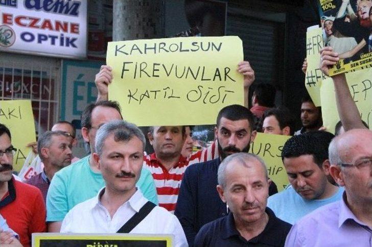 Ak Parti’li Gençlerden Mursi’ye İdam Kararına Tepki G3