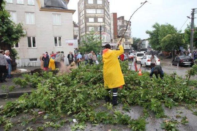 Balıkesir Yağmura Teslim Oldu, Onlarca Ev Ve Işyerini Su Bastı