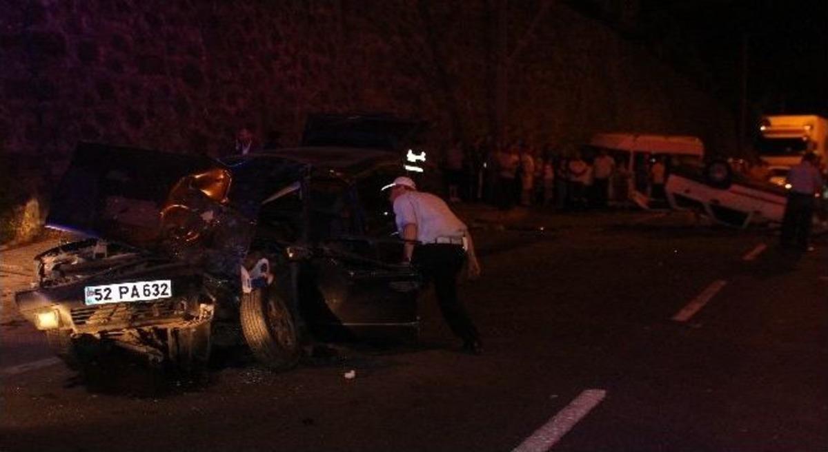 Ordu&rsquo;da Trafik Kazası: 5 Yaralı