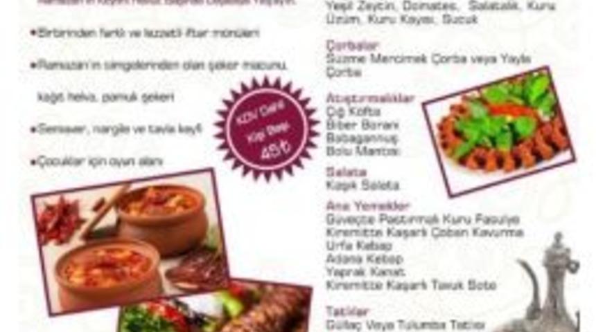 Rescate Otel&rsquo;de Ramazan Ş&ouml;leni