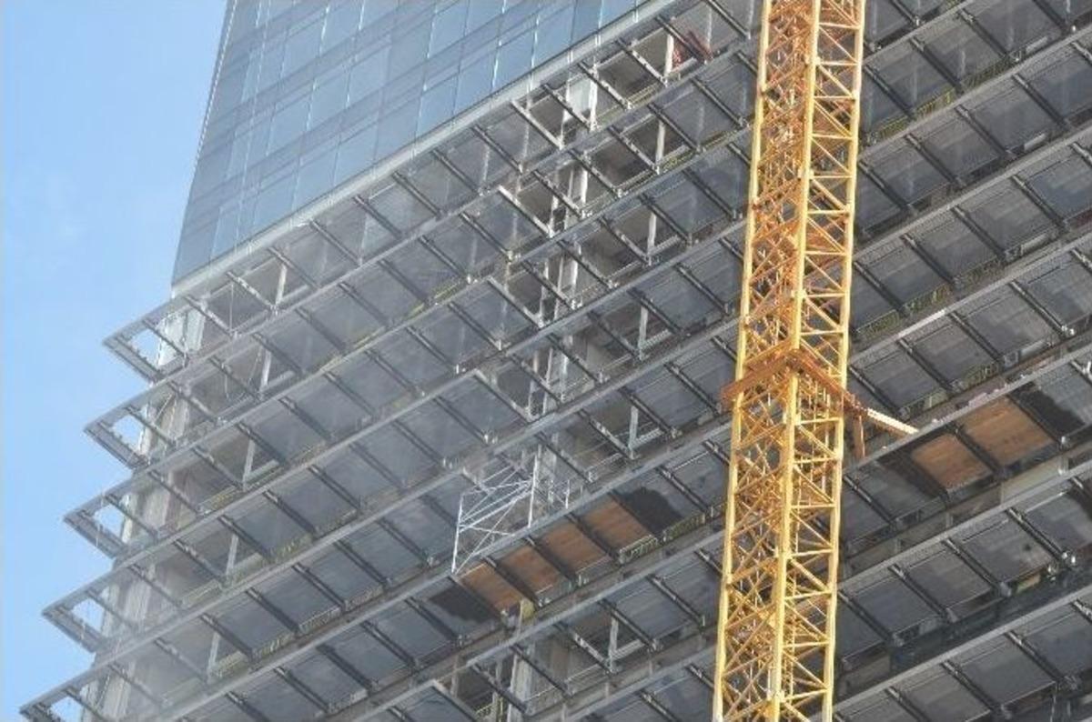 Torun Center İnşaatında Yangın