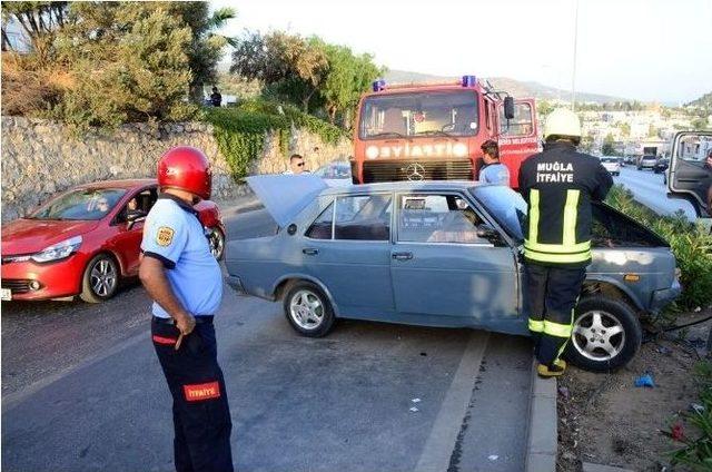 Bodrum’da Trafik Kazası: 2 Yaralı